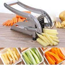 Accueil coupe frites manuel en acier inoxydable